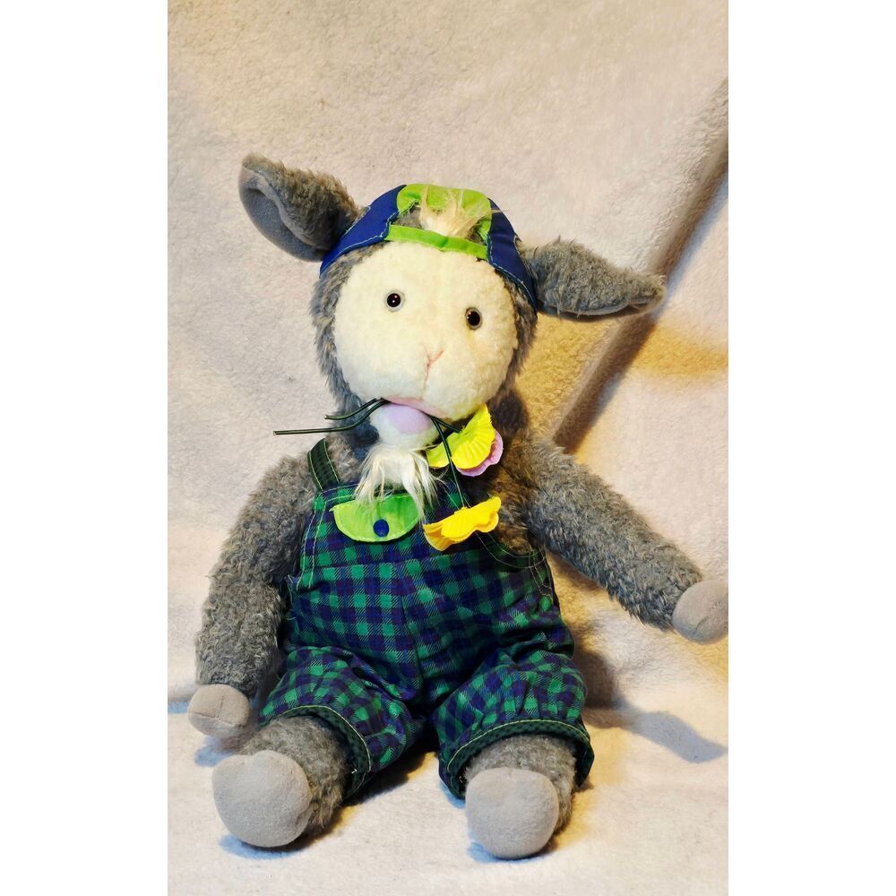 This vintage 1997 Hallmark Crayola Storybook Friends Gallagher Goat